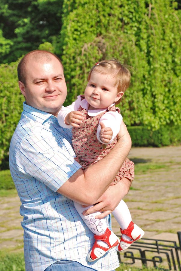 Dad and daughter stock image. Image of father, sitting - 9268345