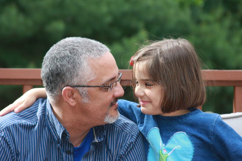 Daddy's Girl royalty free stock photo