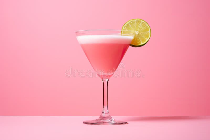Daiquiri, a timeless and classic cocktail AI Generated Illustration