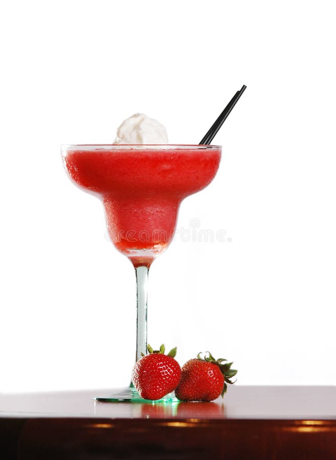 Daiquiri van de aardbei stock afbeelding. Image of geïsoleerd 16292869