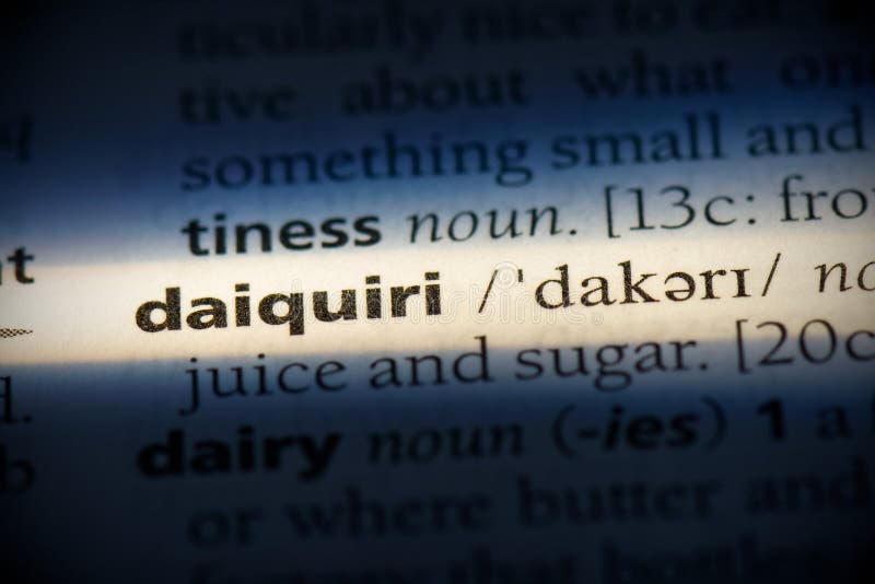 Daiquiri stock image. Image of highlighted, page, isolated 161578261