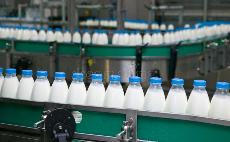 Dairy Plant. stock photography