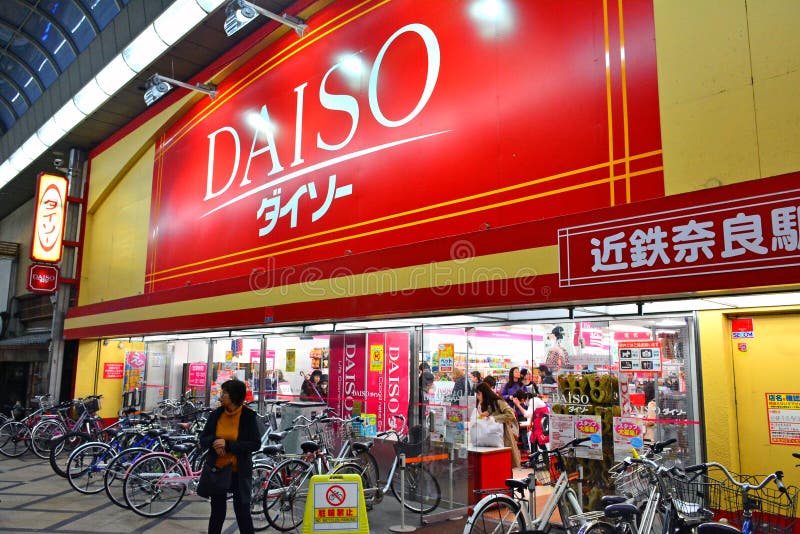 Daiso Store Facade and Signage in Nara, Japan Editorial Stock Image Image of nara, discount