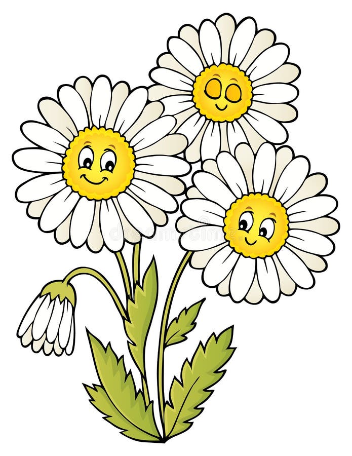 Daisy flower theme image 1