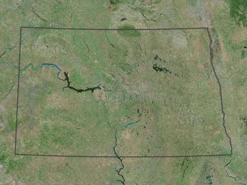 Dakota settentrionale stati uniti d'america. satellite Highres. no l