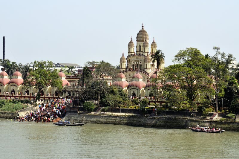Dakshineswar Kali Temple, Kolkata, la India fotos de archivo Dakshineswar Kali Temple, Kolkata, la India fotos de archivo
