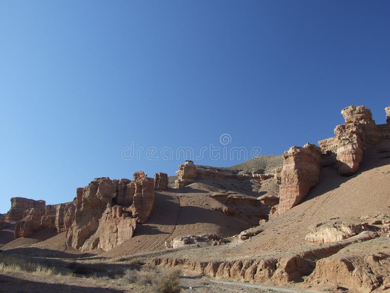 Valley of castles, Charin`s canyon in Kazakhstan. Valley of castles, Charin`s canyon in Kazakhstan.