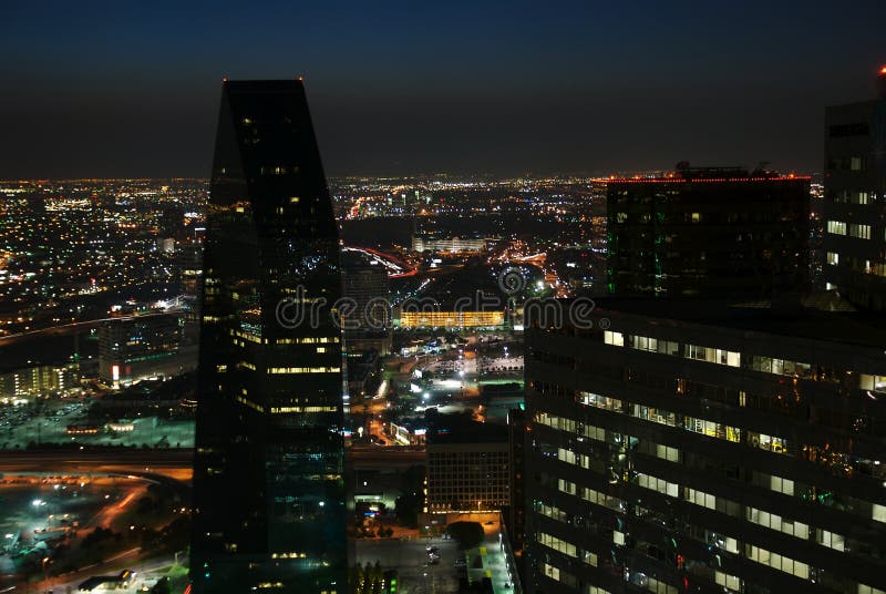 Dallas Nightscape fotografia stock libera da diritti Dallas Nightscape fotografia stock libera da diritti