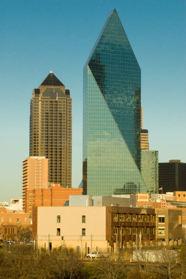 Dallas Office buildings stock photo. Image of office, skyscrapers 7891650