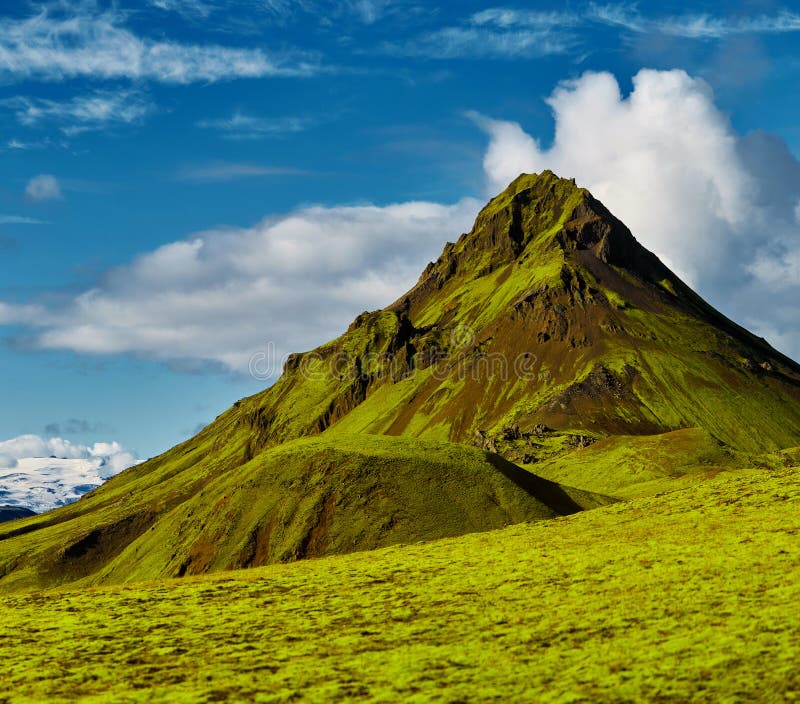 Dalnationalpark Landmannalaugar, Island arkivfoto Dalnationalpark Landmannalaugar, Island arkivfoto