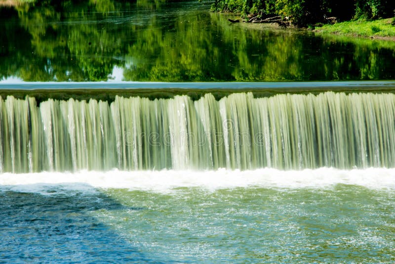 Dam stock photo. Image of natural, mcgregor, iowa, blue 73542820