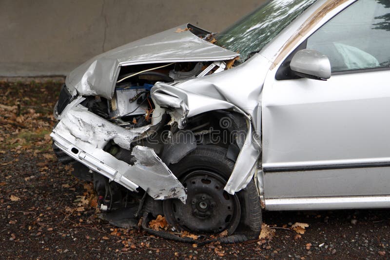 Damage car royalty free stock image