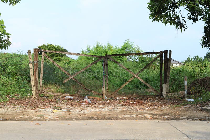 Damage doors and abandoned land