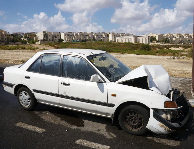 Damaged car