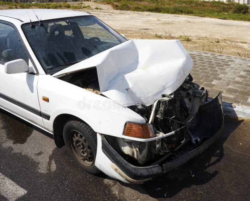 Damaged car