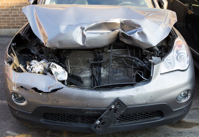 Damaged Car stock image. Image of color, chassis, unusable 42765039
