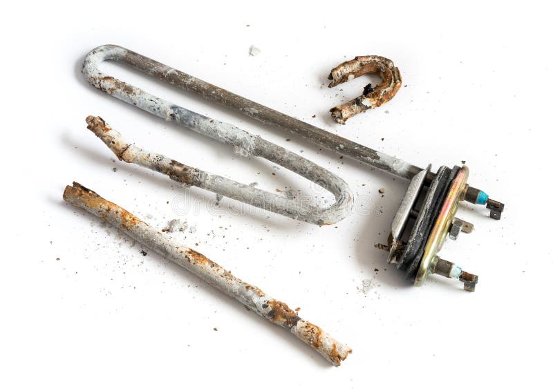 Damaged Heating Element of the Washing Machine Stock Photo Image of