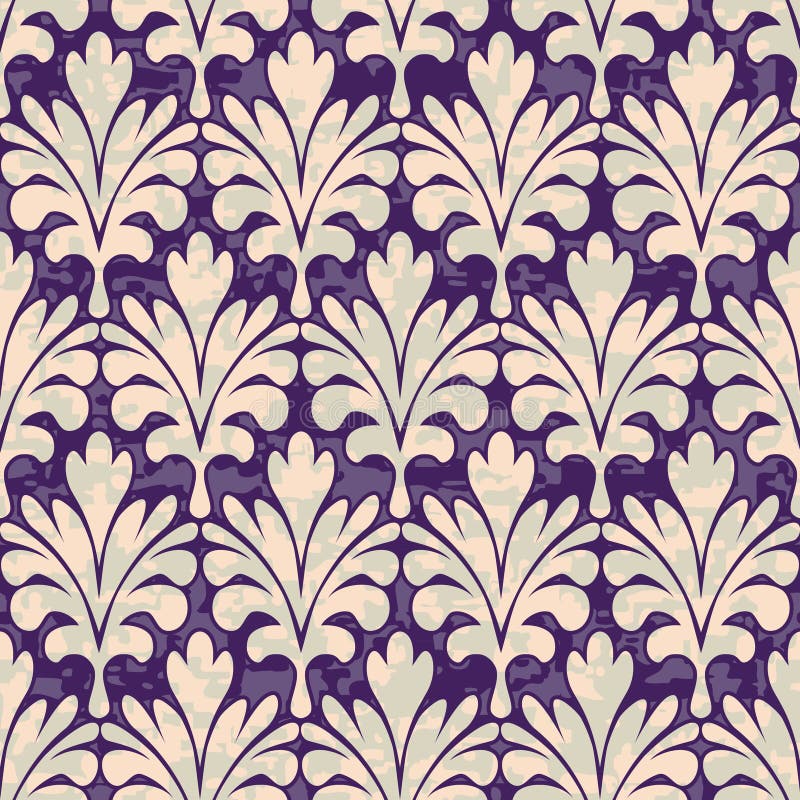 Damasco de Pallm ilustração stock Damasco de Pallm ilustração stock
