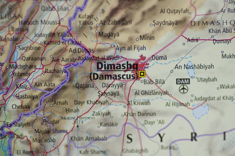 damascus world map