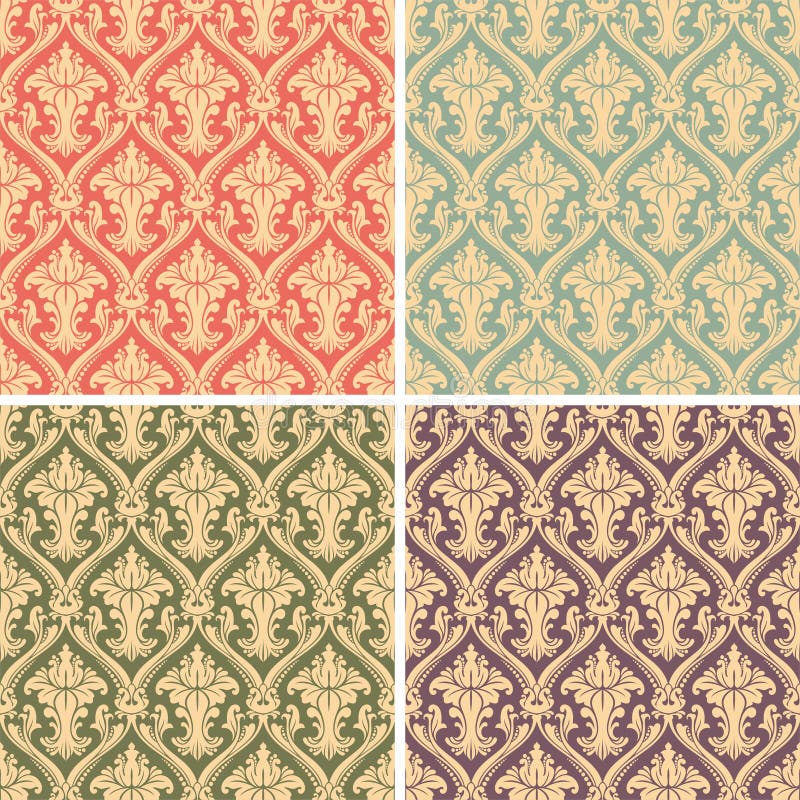 Damask pattern royalty free illustration Damask pattern royalty free illustration