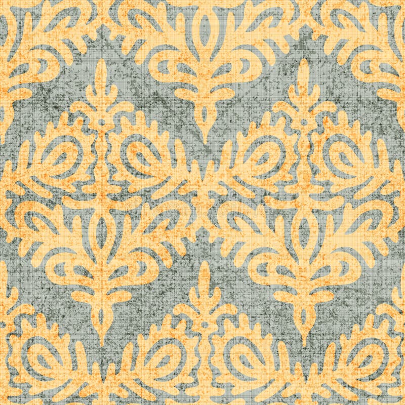 Damask Seamless Pattern. Vintage Print for Textiles, Pillows, Carpets