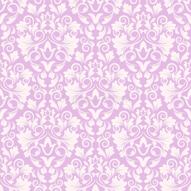 Seamless purple wallpaper stock vector. Illustration of luxury 13914811