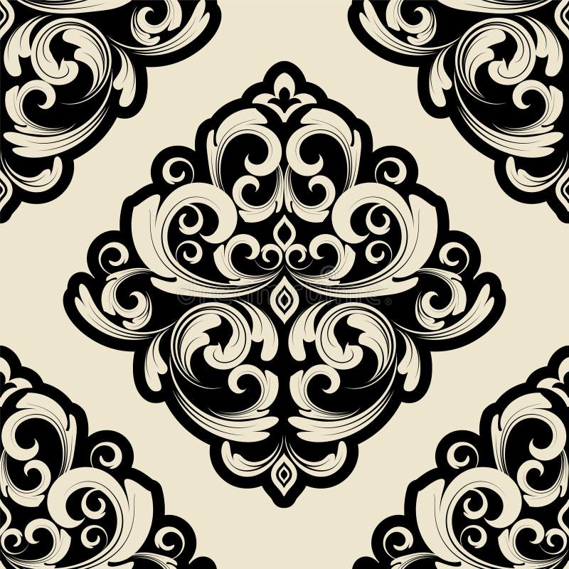 Damask wallpaper