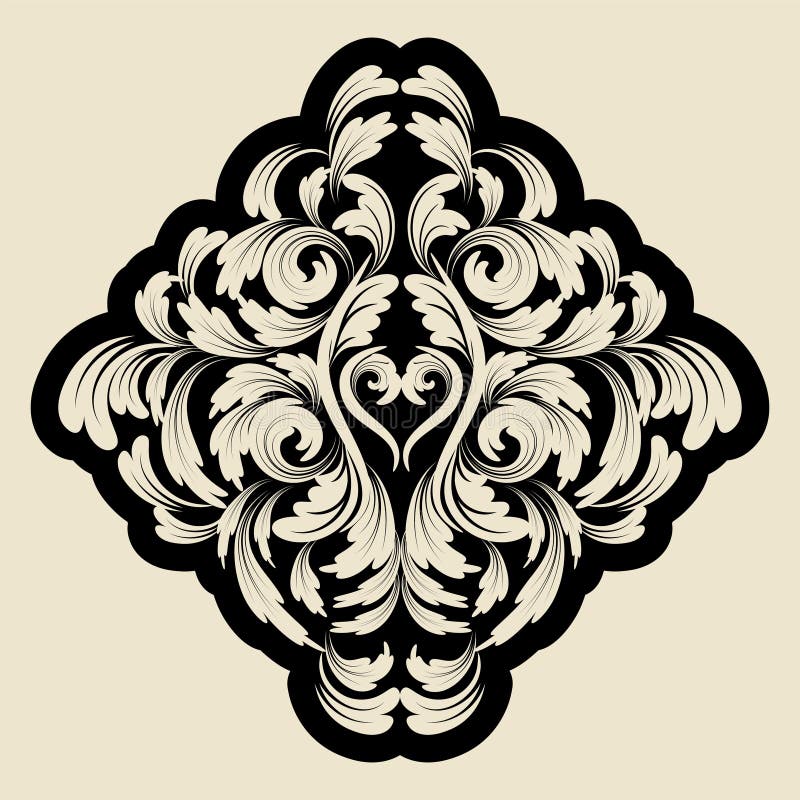 Damask wallpaper