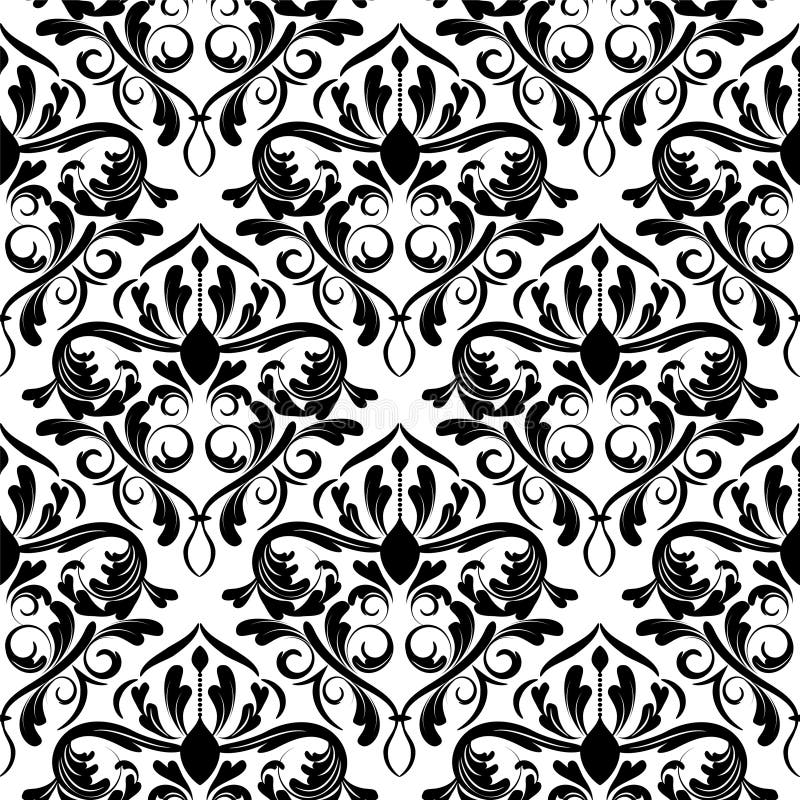 Damask wallpaper