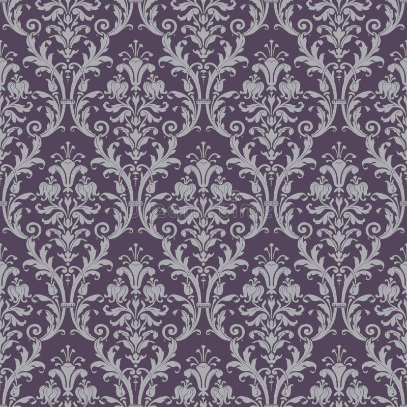 damask γκρίζος πορφυρός άνευ ρ&al ελεύθερη απεικόνιση δικαιώματος damask γκρίζος πορφυρός άνευ ρ&al ελεύθερη απεικόνιση δικαιώματος
