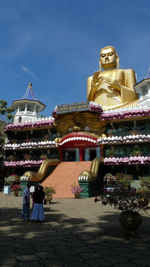 Dambulla grottatempel i Sri Lanka royaltyfri fotografi Dambulla grottatempel i Sri Lanka royaltyfri fotografi