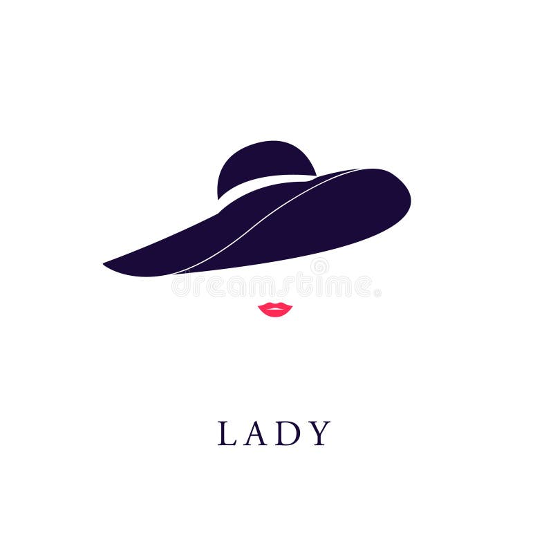 Dame elegant in Hoed stock illustratie Dame elegant in Hoed stock illustratie