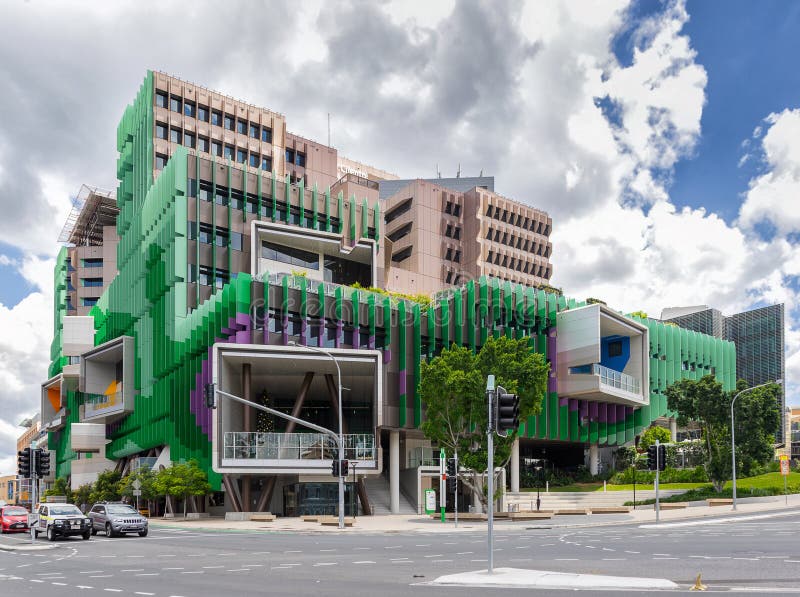 Damen Cilento Childrens Hospital i Brisbane royaltyfri bild Damen Cilento Childrens Hospital i Brisbane royaltyfri bild