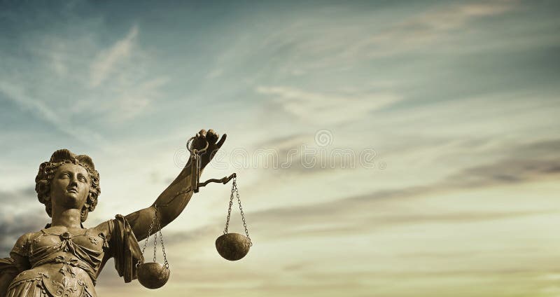 Damy sprawiedliwości morału system sądowy