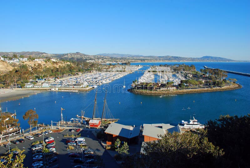 Dana Point Harbor, Zuidelijk Californië royalty-vrije stock foto Dana Point Harbor, Zuidelijk Californië royalty-vrije stock foto