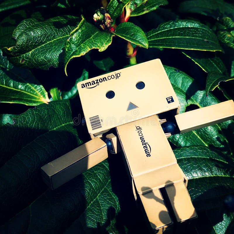Danbo adventures royalty free stock photos