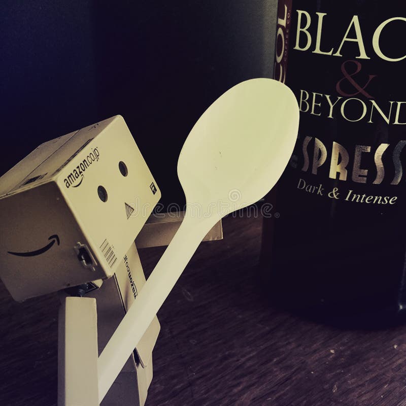 Danbo adventures royalty free stock photography