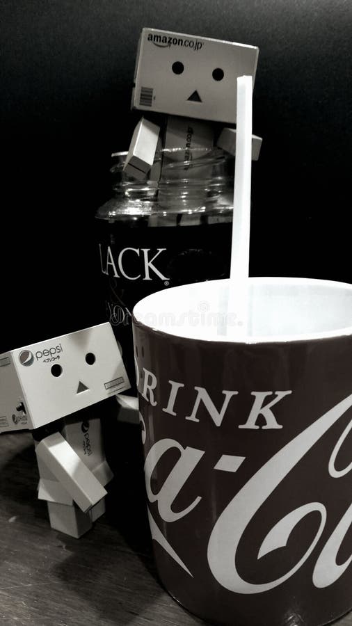 Danbo adventures 8 royalty free stock photography