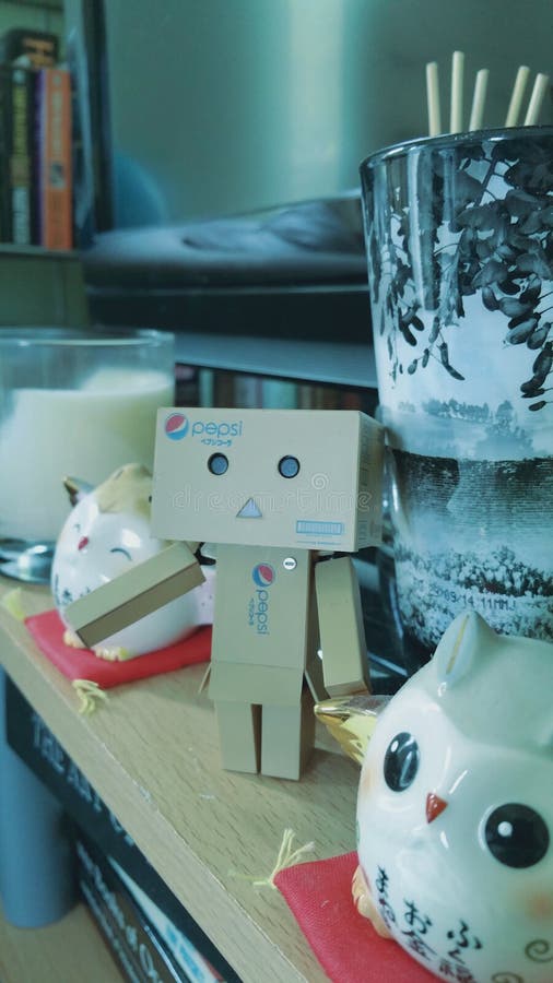 Danbo adventures 20 stock images