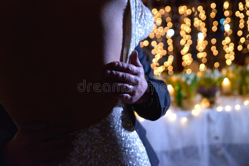 dance of a bride and groom