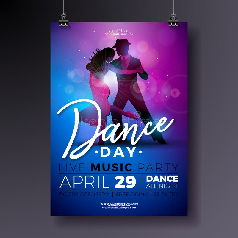 Abstract music dance background for event design Vector Image