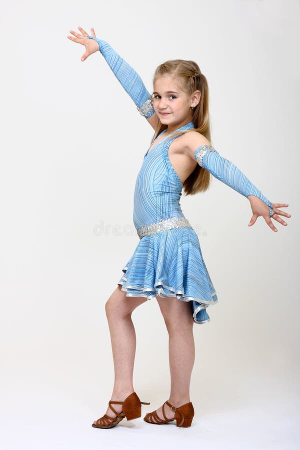 Cute Little Dancer Girl stock photo. Image of contemporary 34628146