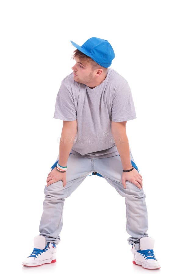 Dancer with hands on knees stock photo. Image of performer 29177140