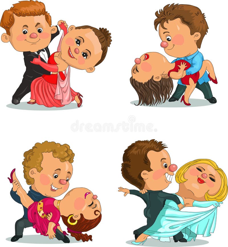 dancers ilustração royalty free dancers ilustração royalty free