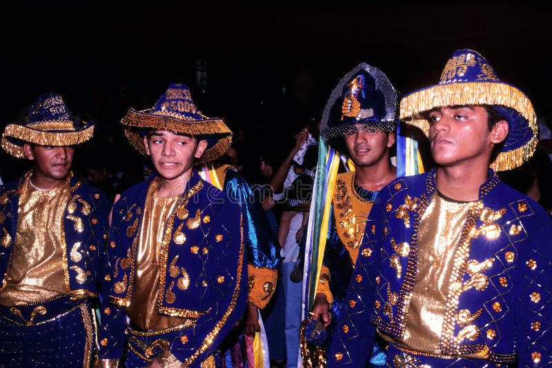 Dancers of brazilian folk dance