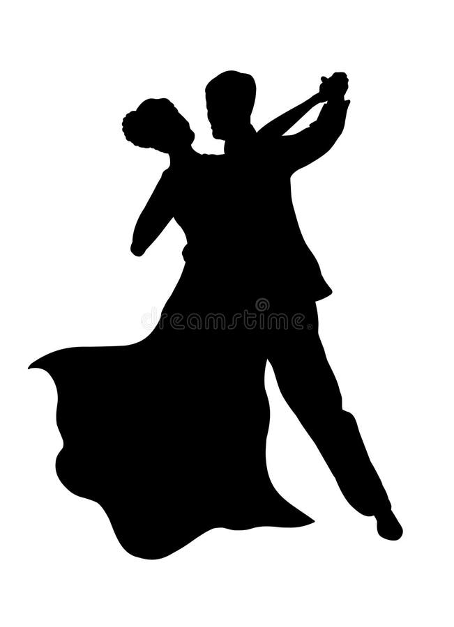 dancing couple Stock Vector