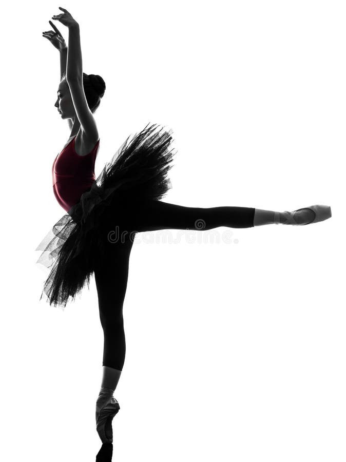 Dancing del danzatore di balletto della ballerina della giovane donna