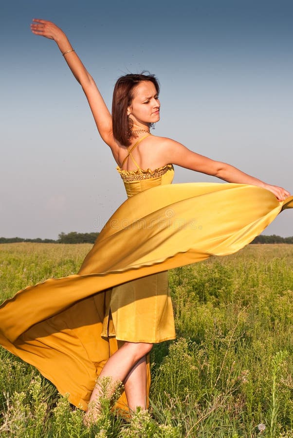 Dancing girl stock photo. Image of jump, enjoy, happy 11019450