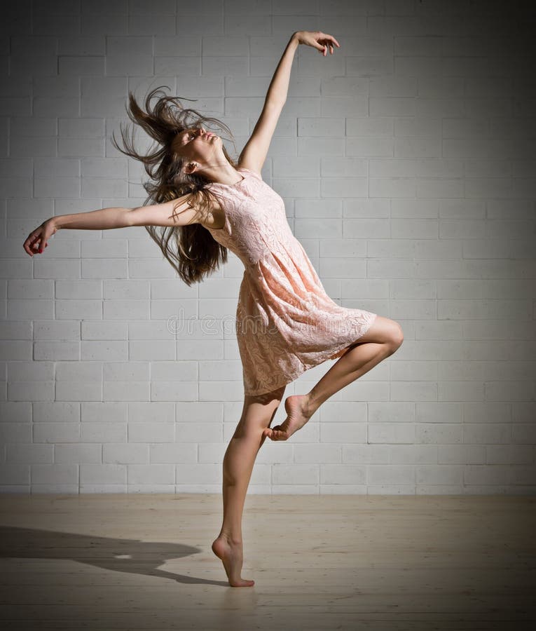 Dancing girl in dress stock photo. Image of dress, elegance 53530500