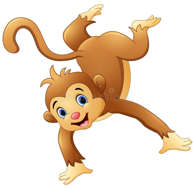 Dancing Monkey on White Background Stock Vector - Illustration of graphic, admiring: 71208156 Dancing Monkey on White Background Stock Vector - Illustration of graphic, admiring: 71208156